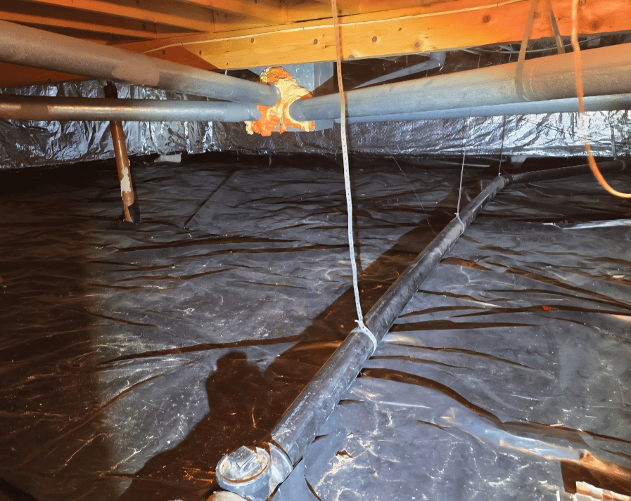 unencapsulated crawl space