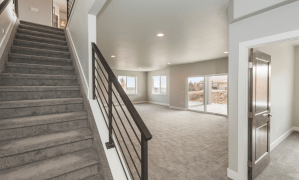 residential basement with potential invisible radon